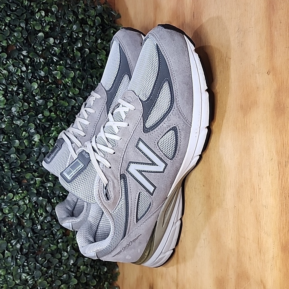New Balance Light Gray Athletic Shoes